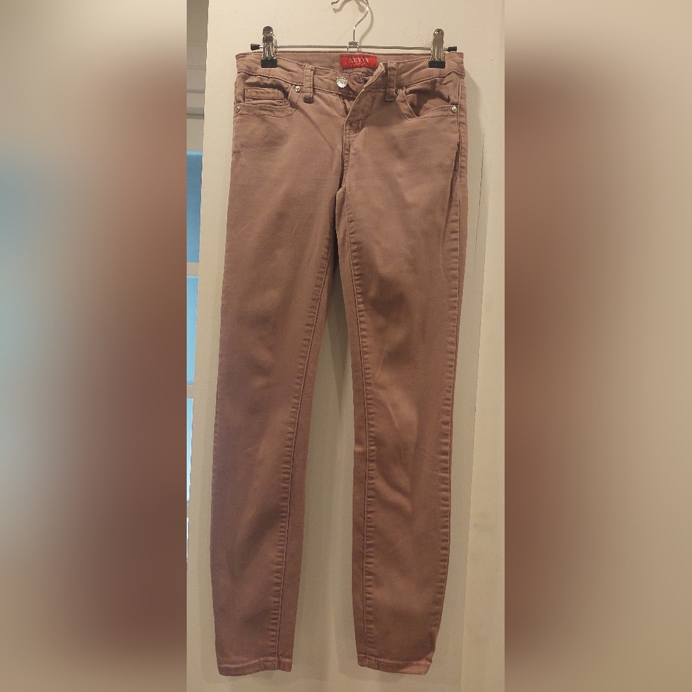 Stylish Women's Skinny Jeans in Tan